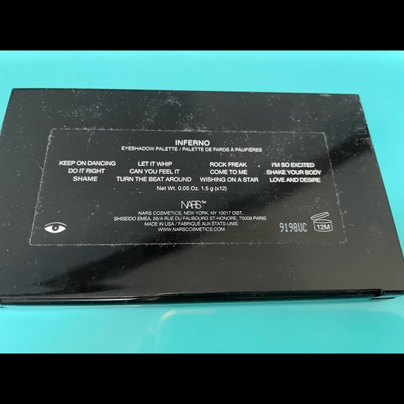 Nars Inferno Eyeshadow Palette - Picture 5 of 5